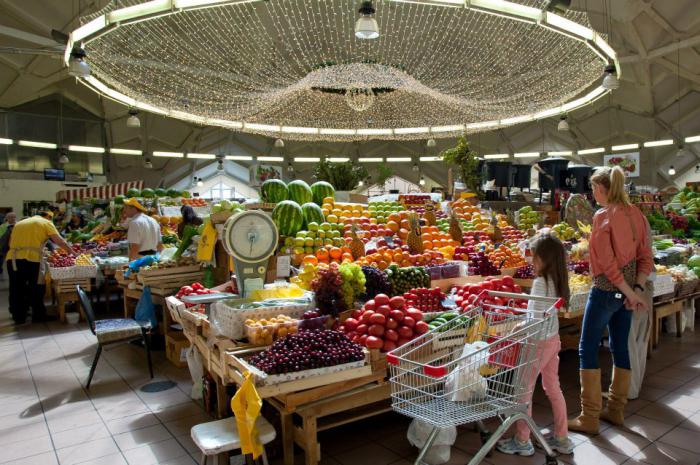 élelmiszerpiacok Moszkvában