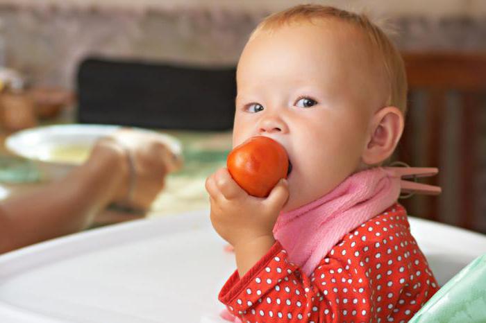 when to start a child to give tomatoes