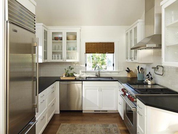 rectangular kitchen design