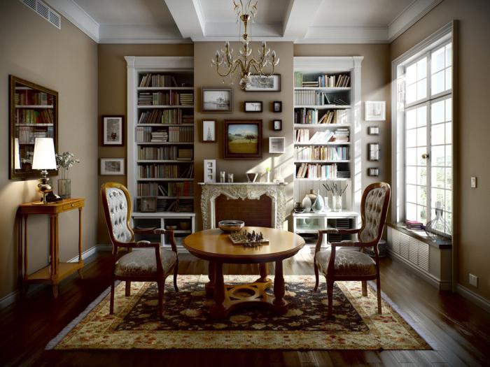 classic living room interior photo