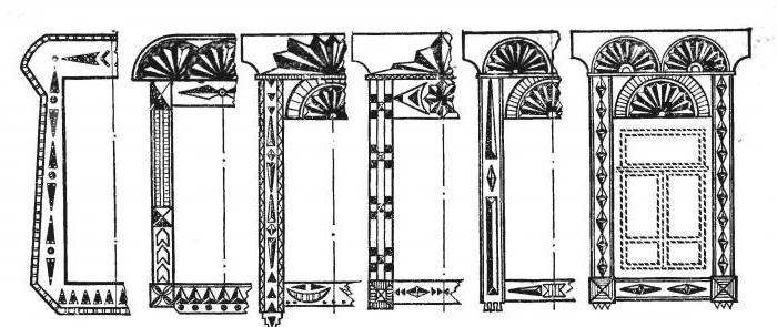 marcos de ventanas tallados bocetos de bricolaje 
