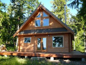 prosjekter av hus fra profilert tømmer 200x200 