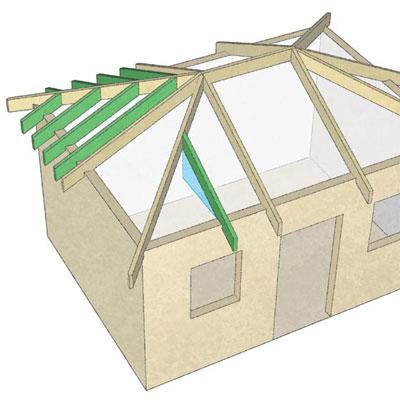 how to make a hip roof