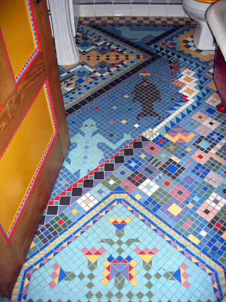 mozaik fürdőszobák