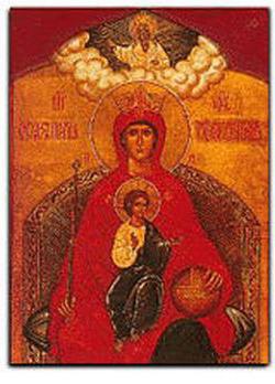 ikona suverenská matka Boží 