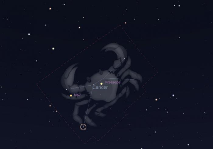 constelação de câncer signo do zodíaco