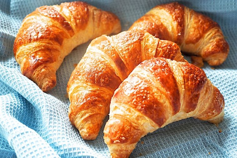 Croissanter med ananas.