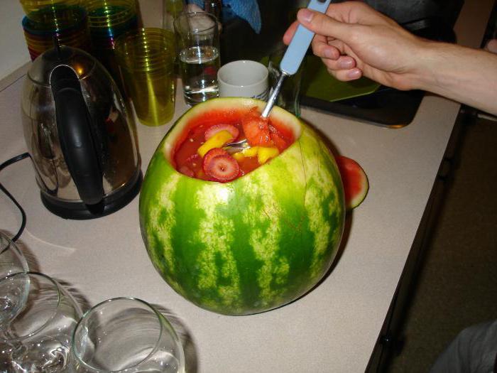 Wassermelonentinktur auf Wodka 