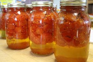 tomates en jugo de manzana