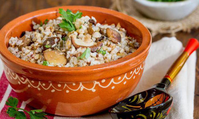 buckwheat with mushrooms in a pot step-by-step recipe