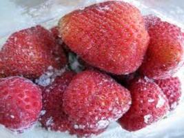 hur man fryser jordgubbar