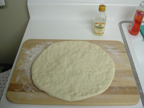 Simple dough for pizza without yeast
