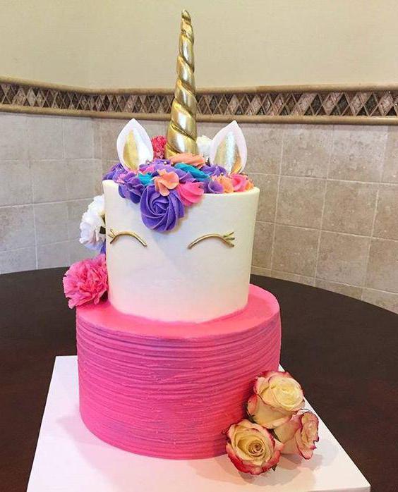unicorno di torta