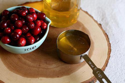 cranberries with honey for winter recipes
