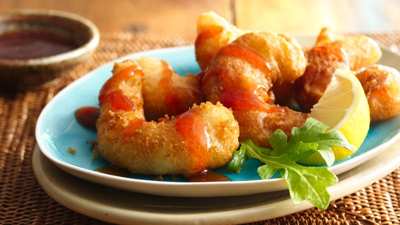 How to make and serve shrimp in batter