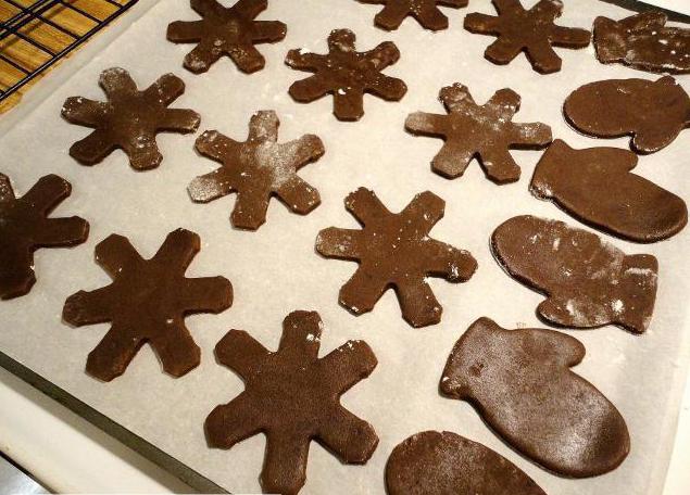 Schokoladen-Lebkuchen-Kekse zu Hause