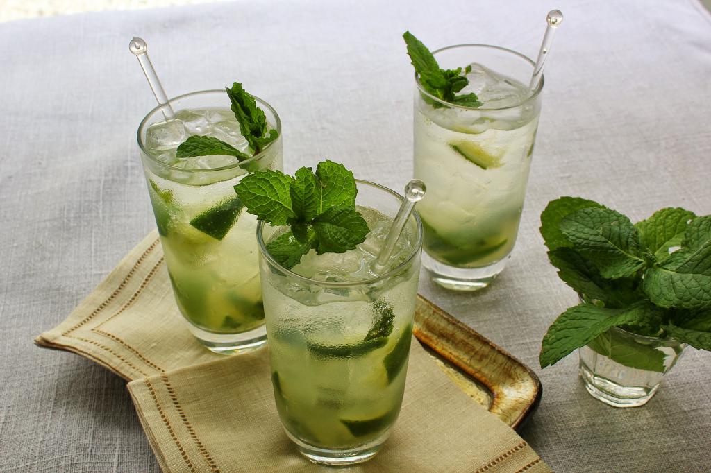 mojito nealkoholický recept