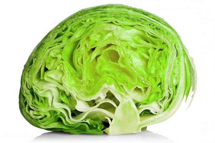 Iceberg salad caloric content