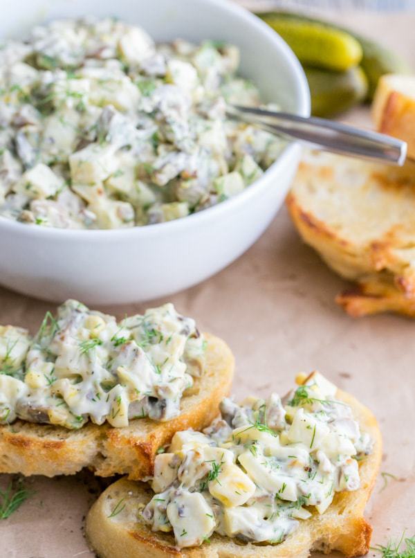 salade aux champignons salés