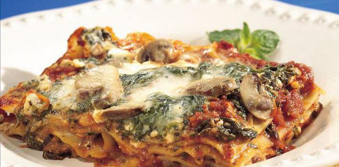 vegetáriánus lasagna házi recept