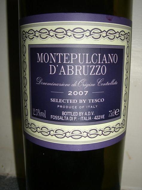 Víno Montepulciano d abruzzo