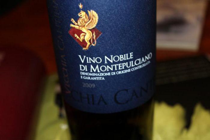 Víno nobile di montepulciano