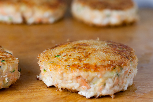 Costeletas de abobrinha no forno