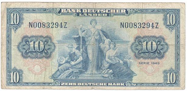 Wie viel kostet die Deutsche Mark?