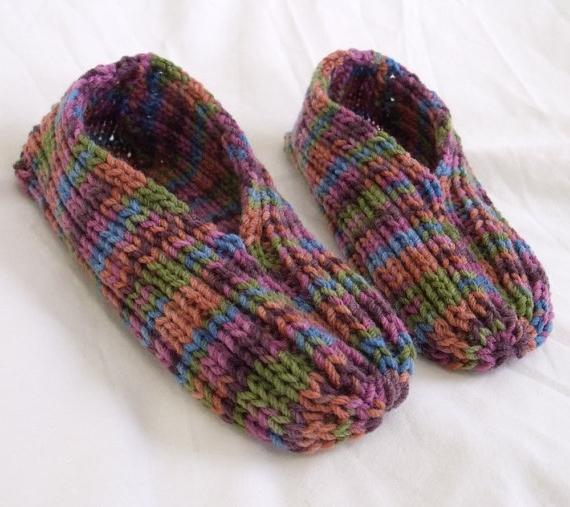 papuci tricotati