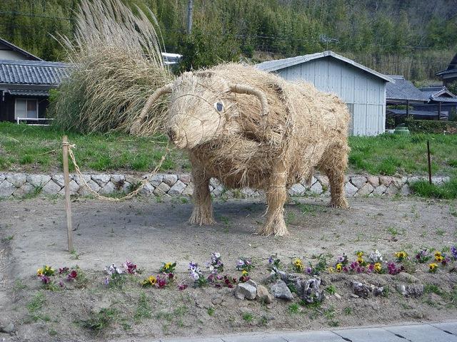how to make a bull-calf from straw
