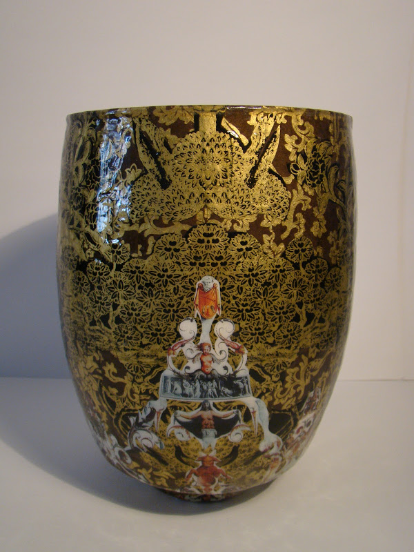 decoupage di vaso