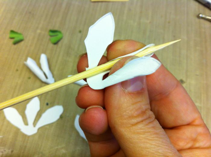 gjør-det-selv snøklokker fra papir i mesterklasse-papir 