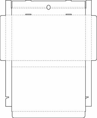 Scrapbooking Pralinenschachtel Diagramm 