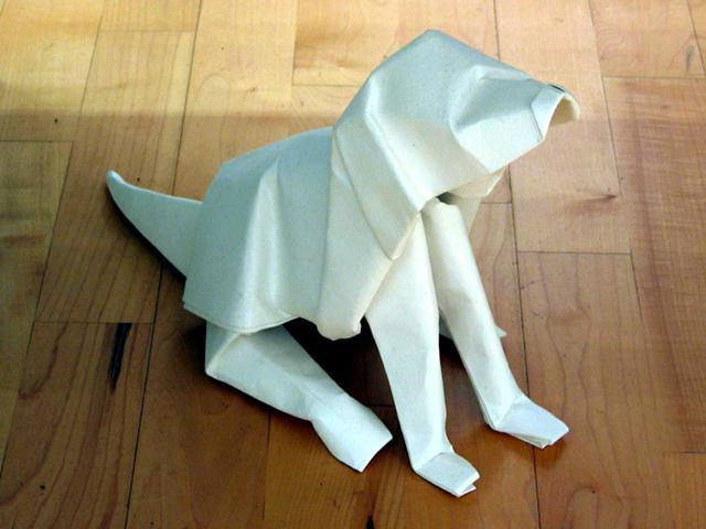 origami gyvūnų figūrėlės