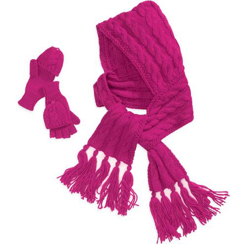 scarf hood knitting needles