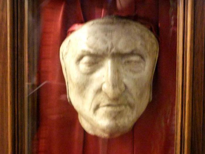 Die Maske von Dante Alighieri