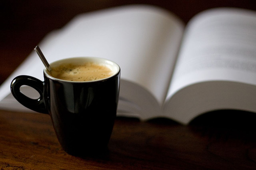 Mentioned coffee in the book