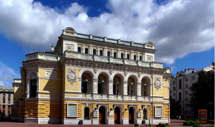 dramateater i Nizhny Novgorod repertoire