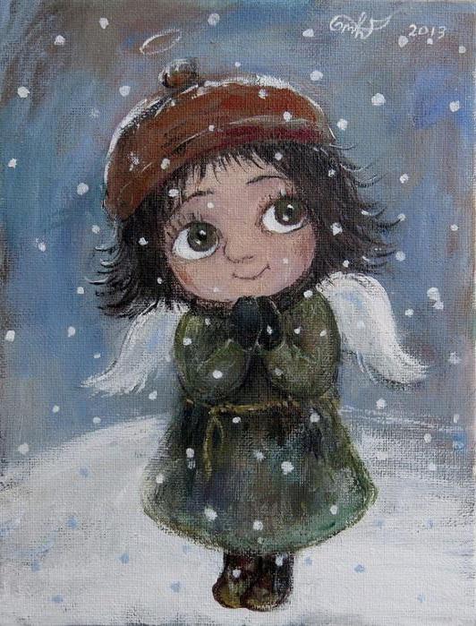 nino chakvetadze paintings angels