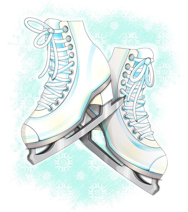 como dibujar patines