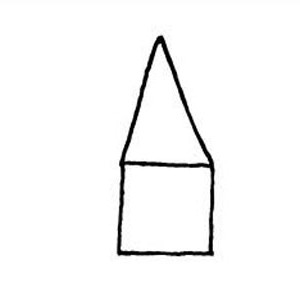 cum să desenezi o casă în creion pas cu pas