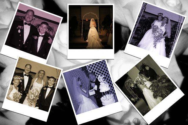  esküvői kollázs a Photoshopban