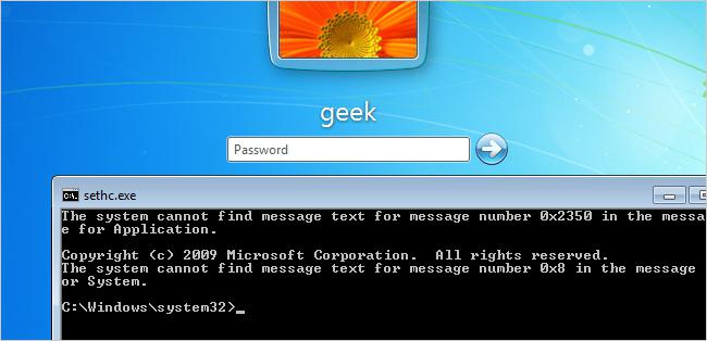 kako pregledati lozinku za Windows 7 -