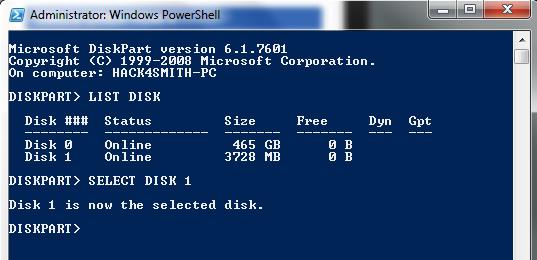 vytvořit zaváděcí flash disk Windows XP 