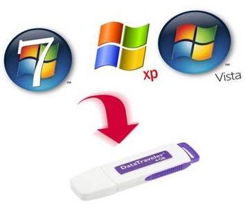 živý flash disk Windows XP