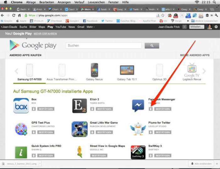 hur man installerar applikationer på Android från en dator via Google Play 