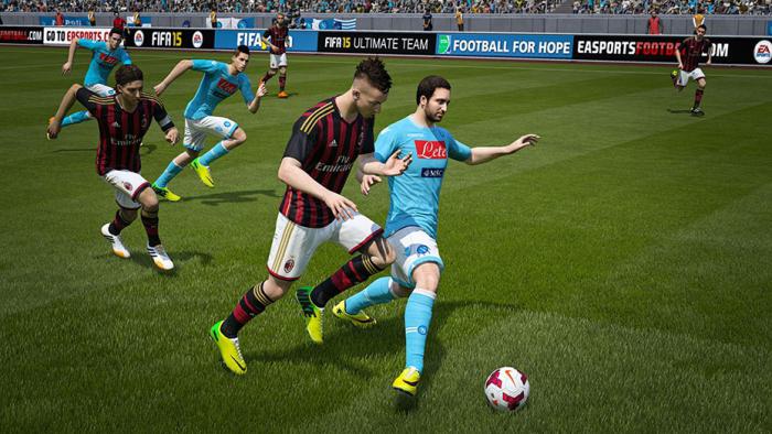 FIFA15の原点を設定します