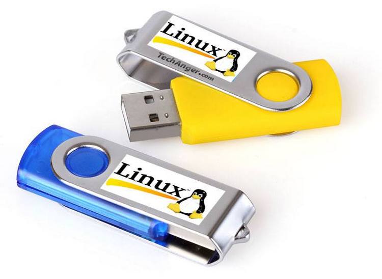 Så här installerar du Linux på ett USB-minne