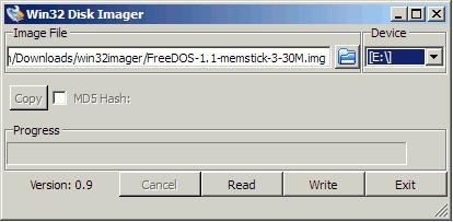  înregistrarea imaginii Windows pe o unitate flash USB 