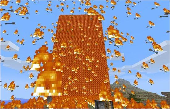 freccia di fuoco in Minecraft